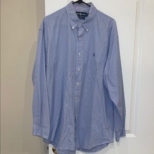 Polo by Ralph Lauren Men's Light Blue Button Down Shirt